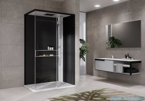 Novellini Glax 2 2.0 kabina z hydromasażem 120x90 prawa biała G222P299DT1-1UH