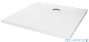 New Trendy Nex brodzik konglomeratowy kwadratowy 100x100x3.5 biały B-0455