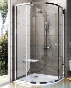 Ravak Pivot PSKK3 kabina półokrągła 80x80 aluminium transparent Anticalc 37644C00Z1