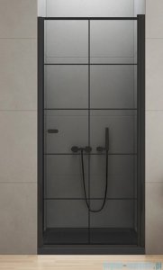 New Trendy New Soleo Black drzwi wnękowe 70x195 cm przejrzyste D-0275A
