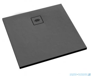 Schedpol Schedline Protos Grey Stone brodzik kwadratowy 100x100x3,5cm 3SP.P2K-100100/S/ST-M1/S/ST