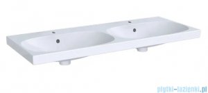 Geberit Acanto Umywalka podwójna ścienna z otworem na baterie 120x48 cm 500.627.01.2