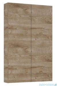 Roca Extra Kolumna łazienkowa niska z 2 drzwiami slim 80x50x12  DĄB CANELA A857960808