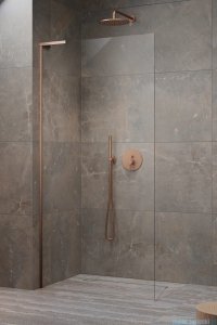 Radaway Modo SL II Brushed Copper kabina Walk-in 85x200 lewa  szczotkowana miedź 10319085-93-01L