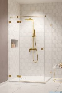 Radaway Essenza Pro Brushed Gold Kdj kabina 80x100cm lewa szczotkowane złoto 10097080-99-01L/10098100-01-01
