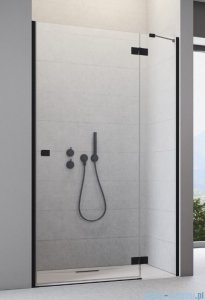 Radaway Essenza 8 Black Dwj drzwi wnękowe 100cm prawe czarny mat/szkło przejrzyste 10480612-01-01R/10460337-54-01R