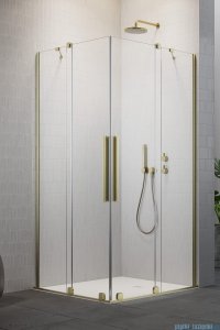 Radaway Furo Brushed Gold KDD kabina 110x80cm szczotkowane złoto 10105110-99-01L/10105080-99-01R