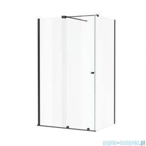 Excellent Ortigo kabina prostokątna 120x90 cm przejrzysta czarny mat KAEX.5016.K.1200.0900.BL