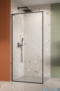 Radaway Modo F SL Black II kabina Walk-in 100x201,6cm lewa Czarna szkło przejrzyste 10419104-54-01L