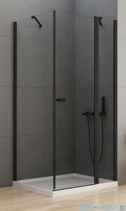 New Trendy New Soleo Black 120x80x195 cm kabina prostokątna przejrzyste K-0550