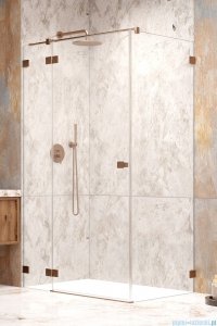 Radaway Essenza Pro Brushed Copper Kdj kabina 80x110cm lewa szczotkowana miedź 10097080-93-01L/10098110-01-01