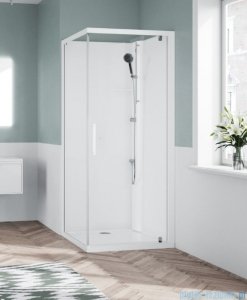 Novellini Glax 1 2.0 kabina standard 80x80 prawa biała G21GF80DT-1UU