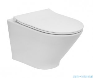 Roca Gap Round miska WC wisząca Rimless biała A3460NB000