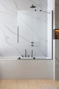 Radaway Furo Brushed GunMetal PND II parawan nawannowy 170cm prawy szczotkowany grafit 10109888-92-01R/10112844-01-01