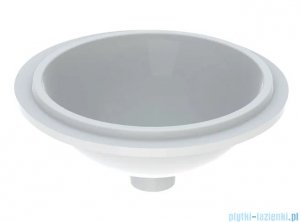 Geberit VariForm Umywalka okrągła bez przelewu 42x40,5cm szkliwiony spód KeraTect 500.747.00.2