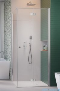 Radaway Fuenta Kdj B kabina 80x70cm prawa chrom połysk szkło przejrzyste 1384081-01-01R/1384048-01-01