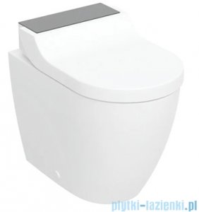 Geberit urządzenie WC z funkcją higieny intymnej AquaClean Tuma Comfort, stojąca miska WC biała/szkło czarne  146.310.SJ.1