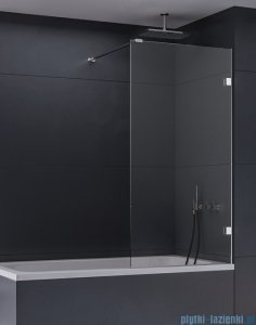 New Trendy Eventa Parawan nawannowy 90x150 cm z wspornikiem prostopadłym przejrzyste EXK-6997-WP