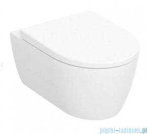 Geberit iCon Zestaw miski wiszącej Rimfree z deską wolnoopadającą 501664001