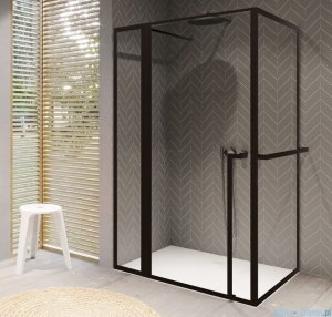 Riho Lucid GD203 kabina prysznicowa z wieszakiem 130x80cm czarna G005022121