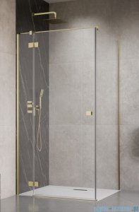 Radaway Essenza 8 Brushed Gold Kdj kabina 80x75cm lewa szczotkowane złoto 10480512-01-01L/10470237-99-01L/10113075-01-01