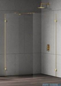 New Trendy Eventa Gold Shine kabina walk-in 130x100x200 cm przejrzyste EXK-4881