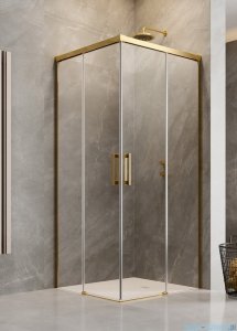 Radaway Idea Gold Kdd kabina 75x70cm złoty połysk/szkło przejrzyste 387066-09-01L/387065-09-01R