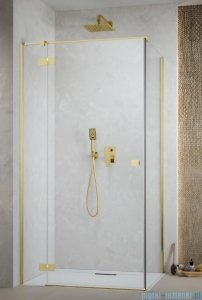 Radaway Essenza Kdj Gold kabina 100x120cm lewa szkło przejrzyste 1385040-09-01L/1384054-01-01