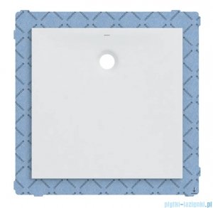 Geberit brodzik Olona 90x90cm z włókniną uszczelniającą biały 550.901.00.1