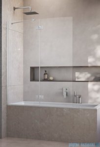 Radaway Essenza Brushed Nickel PND II parawan nawannowy 110cm lewy szczotkowany nikiel/przejrzyste 110002110-91-01L
