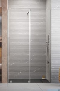 Radaway Furo Brushed Nickel DWJ drzwi prysznicowe 90cm prawe szczotkowany nikiel 10107472-91-01R/10110430-01-01