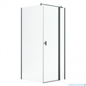 Radaway Nes Kdj II Brushed GunMetal kabina 80x90cm prawa szczotkowany grafit 10032080-92-01R/10039090-01-01