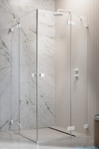 Radaway Essenza Pro White Kdd kabina 80x80cm przejrzyste 10096080-04-01L/10096080-04-01R