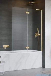 Radaway Essenza 8 SL Gold PND II parawan nawannowy 100cm prawy złoty połysk/przejrzyste 10500100-09-01R