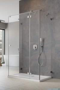 Radaway Essenza Pro Brushed Nickel Kdj+S kabina 75x110x75cm prawa szczotkowany nikiel 10097311-91-01R/10098075-01-01/10098075-01-01