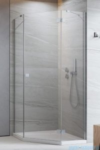 Radaway Essenza 8 Ptj kabina pięciokątna 80x90cm prawa szkło przejrzyste 10490000-01-01R/10490400-01-01