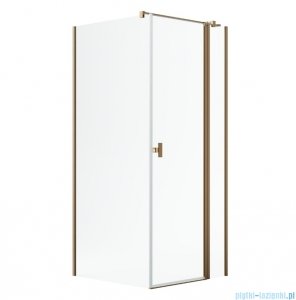 Radaway Nes Kdj II Brushed Copper kabina 100x70cm prawa szczotkowana miedź 10032100-93-01R/10039070-01-01