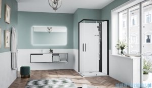 Novellini Glax 1 2.0 kabina standard 80x80 czarna G21A89M-1HH