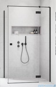 Radaway Essenza 8 Black Kdj kabina 80x110cm prawa czarny mat/szkło przejrzyste 10480512-01-01R/10470237-54-01R/10113110-01-01