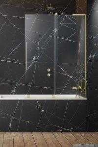 Radaway Furo Brushed Gold SL PND II parawan nawannowy 110cm prawy szczotkowane złoto 10309588-99-01R/10112544-01-01