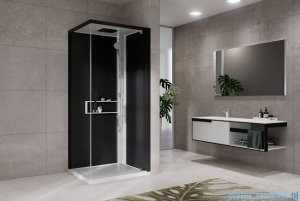 Novellini Glax 2 2.0 kabina z hydromasażem 80x80 prawa biała G22GF80DM1-1UH