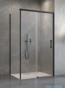 Radaway Idea Black Kds kabina prysznicowa 160x80 prawa czarny mat/szkło przejrzyste 10115160-54-01R/10117080-01-01