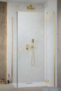 Radaway Essenza Kdj Gold kabina 120x75cm prawa szkło przejrzyste 1385042-09-01R/1384049-01-01