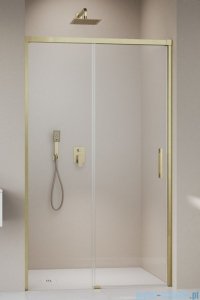 Radaway Idea 8 Dwj Brushed Gold drzwi wnękowe 120cm lewe szczotkowane złoto 10330620-99-01L/10350553-01-01