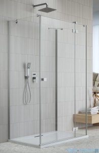 Radaway Essenza Brushed Nickel Kdj+S kabina 100x80x100cm prawa szczotkowany nikiel 1384052-01-01/1385021-91-01R/1384052-01-01