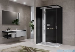 Novellini Glax 2 2.0 kabina z hydromasażem 120x80 lewa biała G222P129ST1-1UH