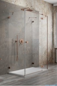 Radaway Essenza Pro Brushed Copper Kdj+S kabina 100x80x100cm prawa  szczotkowana miedź 10097380-93-01R/10098100-01-01/10098100-01-01