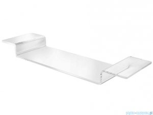 Besco Clear akrylowa półka na wannę 70x25cm przejrzysta PW-CL-70