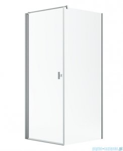 Radaway Nes Kdj I Brushed Nickel kabina 90x80cm lewa szczotkowany nikiel 10022090-91-01L/10039080-01-01