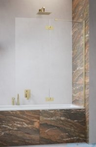 Radaway Essenza Brushed Copper PND II parawan nawannowy 110cm prawy szczotkowana miedź/przejrzyste 110002110-93-01R